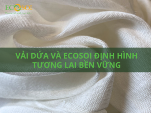 Đổi Mới Thế Giới Thời Trang: Vải Dứa và Ecosoi Định Hình Tương Lai Bền Vững